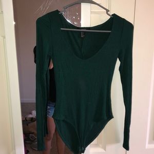Emerald green bodysuit